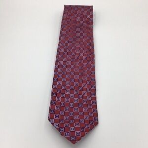 INSIGNIA Martin Wong red silk tie